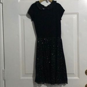 Jessica Simpson Star Print With Peter Pan Collar